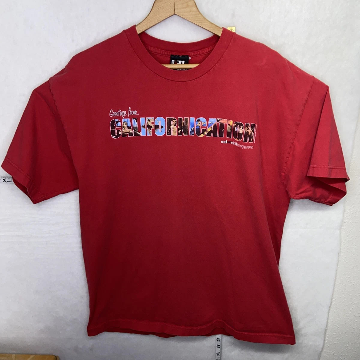 Vintage 90s Red Hot Chili Peppers Greetings Californication T