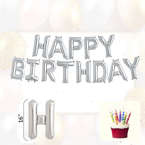 16'' Happy Birthday Foil Balloons Bunting Banners Letters Self Inflating PartyUK - Picture 17 of 121