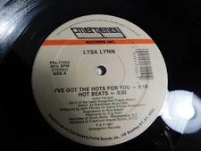  Lysa Lynn ‎– I've Got The Hots For You 12" Single 1987 Electronic Freestyle