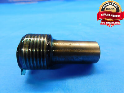 1 7/32 32 UNS 2B THREAD PLUG GAGE 1.21875 GO NO GO P.D.'S = 1.1985 & 1