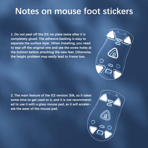 Mouse Foot Sticker For ROG Keris Wireless/Keris 2 ACE/Harpe ACE/Gladius 3 - Photo 10/16