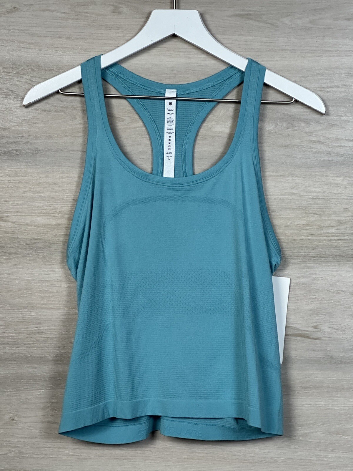 Lululemon Swiftly Tech RB Tank 2.0 Race Size 4 Tidal Teal TDLT 79847