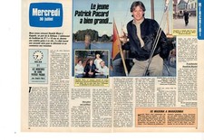 Coupure de presse Clipping 1986 Patrick Pacard   (2 pages)
