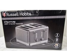 Image of Russell Hobbs Structure 4 Slice Toaster Grey 28102