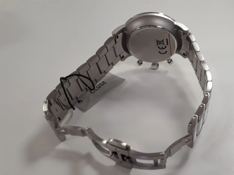 Cluse Montre Aravis chrono CW0101502011 bleu argenté /EBQG - Imagen 3 de 4