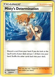 Misty's Determination 62/68 Hidden Fates Uncommon Trainer