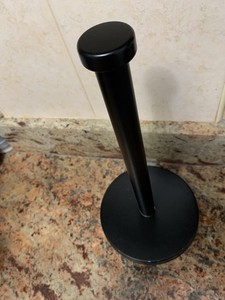 Paper Towel Holder Black Stand 13.5” Tall by 6.5” Wide