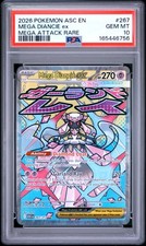 2026 Pokemon Asc En-Ascended Heroes Mega Diancie Ex #267 Mega Attack Rare PSA 10