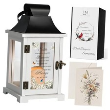 Memorial Lantern Bereavement Sympathy Gifts in Memory of Loved One Sister