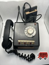 Automatic Electric/GTE Multi-Line Rotary Desk Phone 6 Line Untested Black