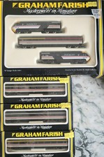 N Scale Graham Farish 8127 HST 125 Set Intercity Livery Plus 3 Mk3  Coaches