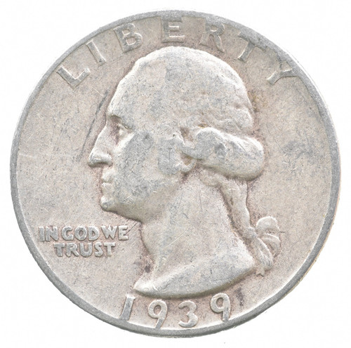 Better 1939-D - US Washington 90% Silver Quarter Coin Set Break *883