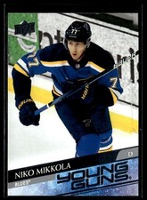 2020-21 Upper Deck young guns 9 Niko Mikkola Rookie St. Louis Blues #470
