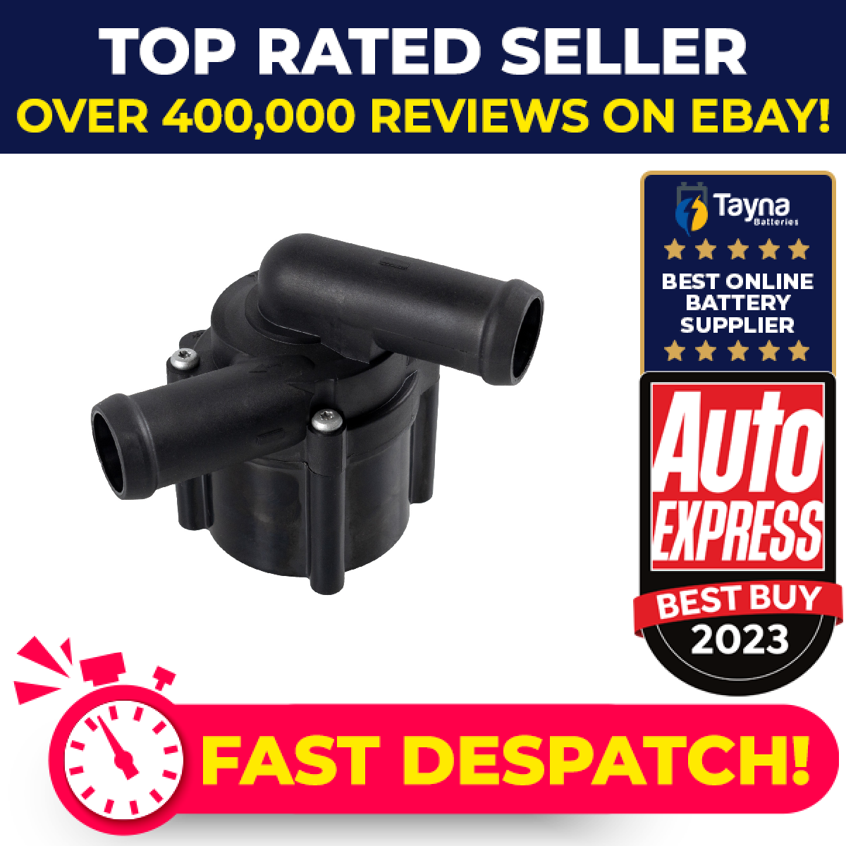 Water Pump for Parking Heater fits AUDI A4 Allroad B8 2.0D 09 to 16 Auxiliary