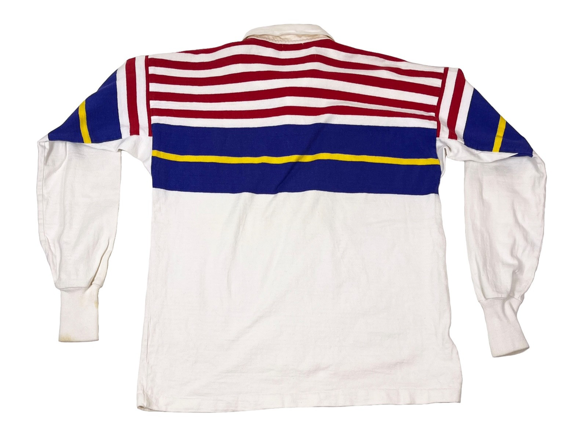 ウェア 80s Vintage LL Bean rugby shirt made usa Vintage LL Bean Rugby Shirt Mens XL Heavy Cotton Long Sleeve 90s