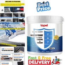 Liquid Rubber RV Roof Coating - 3X Stronger Waterproof Sealant for Leaks & Cr...