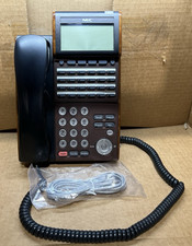 NEC DT330 DTL-24D-1 24 Button Display Digital Phone Wood Grain  Refurbished 
