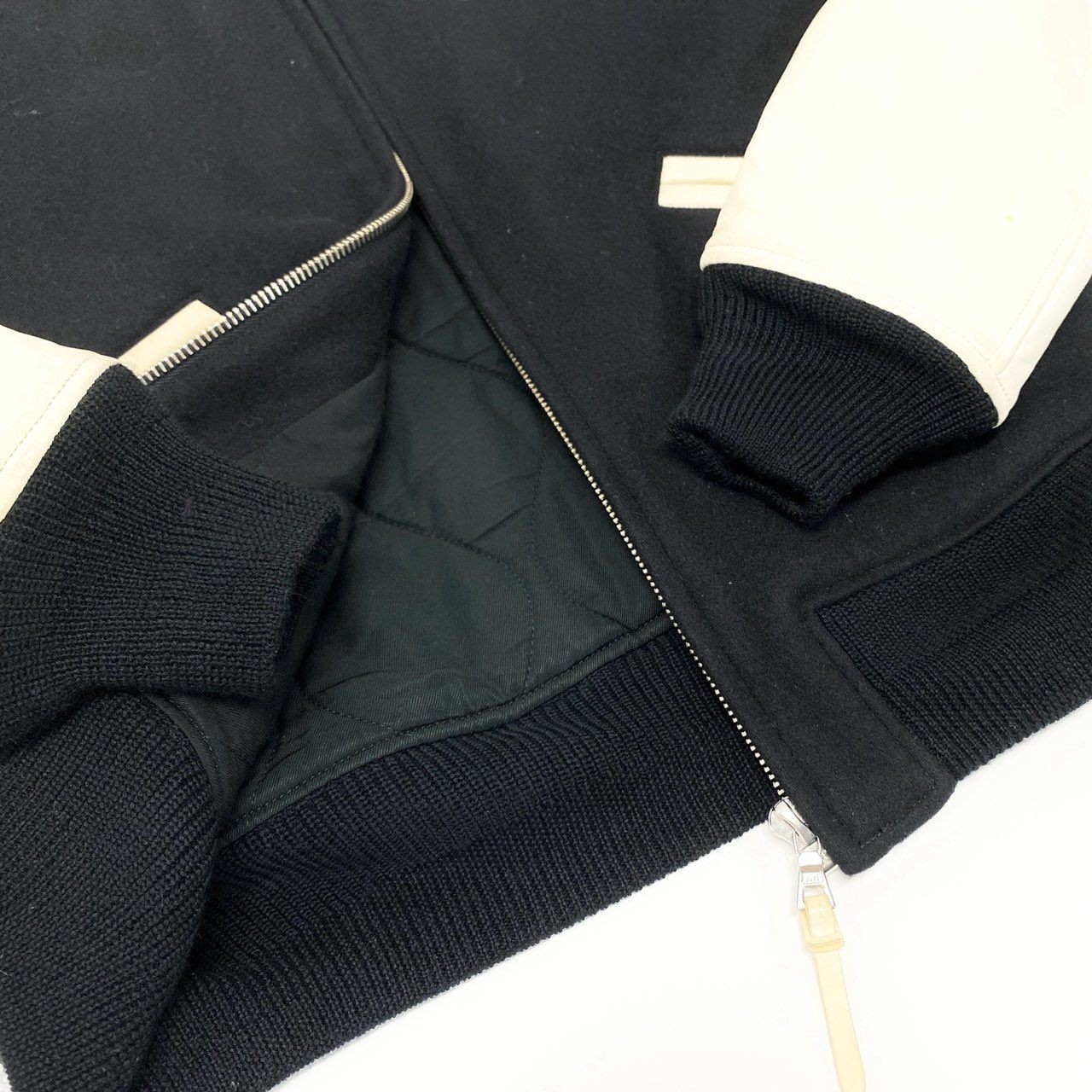 Visvim Varsity Jacket Outerwear M Size Black Ivor… - image 6