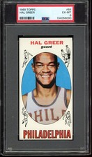1969 Topps Basketball #84 Hal Greer PSA 6