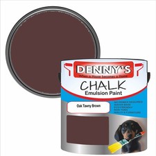 Chalk Emulsion Paint Brown Matt Finish Walls Ceilings Furniture Vinyl Home Tin