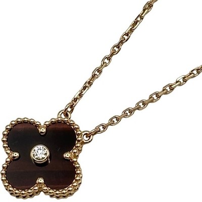 Van Cleef & Arpels Vintage Alhambra Collier Bullseye Diamant 750 P0061416
