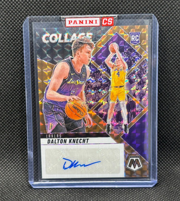 Dalton Knecht RC Collage Auto Bronze 27/49 - 2024-25 Panini Mosaic #CAM-KNE
