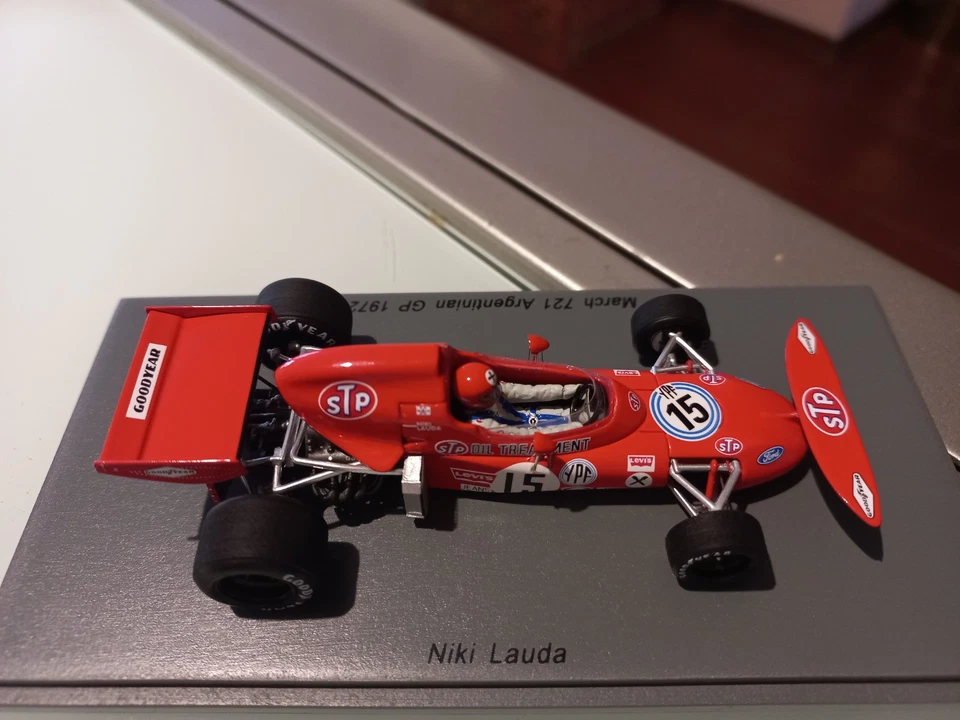 March 721 #15 N.Lauda - GP Argentina 1972 - Spark 1/43 Ref. S5363 - Immagine 3 di 4