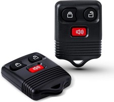 2 Packs 3 Button Replacement Keyless Entry Remote Key Fob Compatible with Ford F