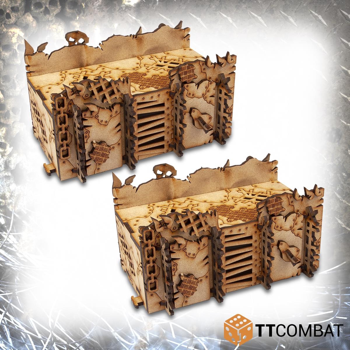 TTCombat BNIB Straight Orc Walls