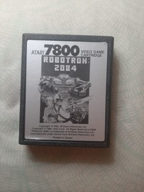 Atari 7800 ROBOTRON 2084 - CIB / Complete - Nice condition - Tested & works!