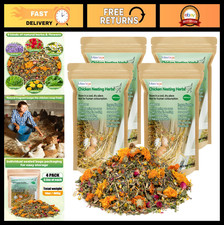 14 Oz Natural Chicken Nesting Herbs - 6 Dried Flowers  Herbs for Cozy Coop Bedd