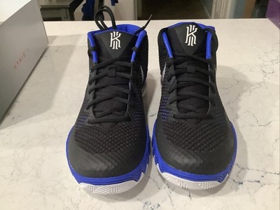 New Mens Size 9.5 Black Blue Nike Kyrie 1 Basketball Shoes 705277 400 DUKE