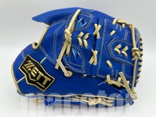 ZETT Special Pro Order 12" Pitcher Baseball Glove Blue Cream Ace Web RHT Limited