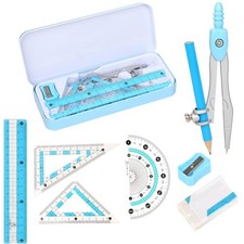 Compass Geometry Tool Geometry Set Drafting Drawing Compass and Protractor Set