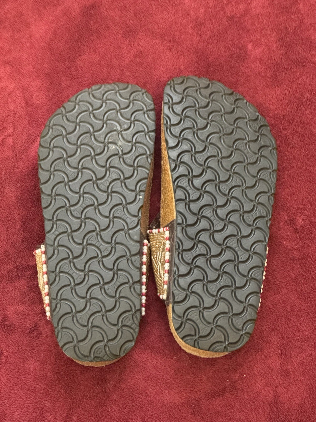 NWOT Papillio By Birkenstock Size 41 Regular Women’s Bedazzled Gizeh Sandals image 3