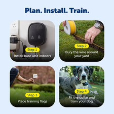 PetSafe PIG00-10777 Stubborn Dog In-Ground Fence System 1/3 Acre Kit New