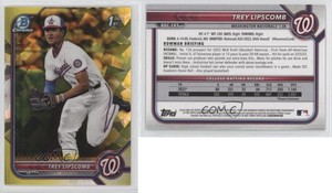 2022 Bowman Chrome Draft Sapphire Edition Yellow /99 Trey Lipscomb #BDC-197