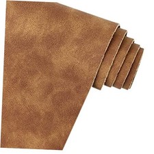 Soft Faux Suede Fabric 30x135cm Synthetic Faux Leather Frosted Brown