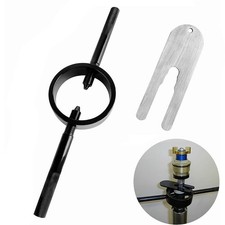 Universal Motorcycle Fork Spring Compressor Tool And Fork Oil Level Tool Kit