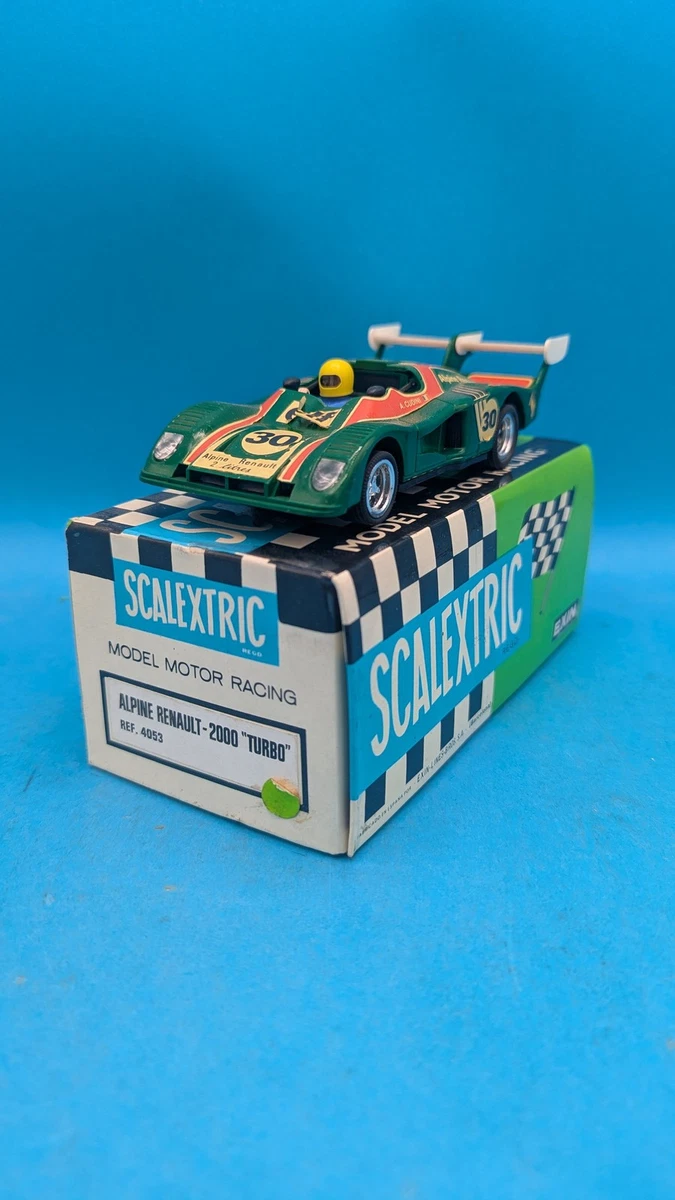 Scalextric Alpine Renault Bleue 1/32 – Voiture De Slot Car Vintage Des Années 60 (Triang)