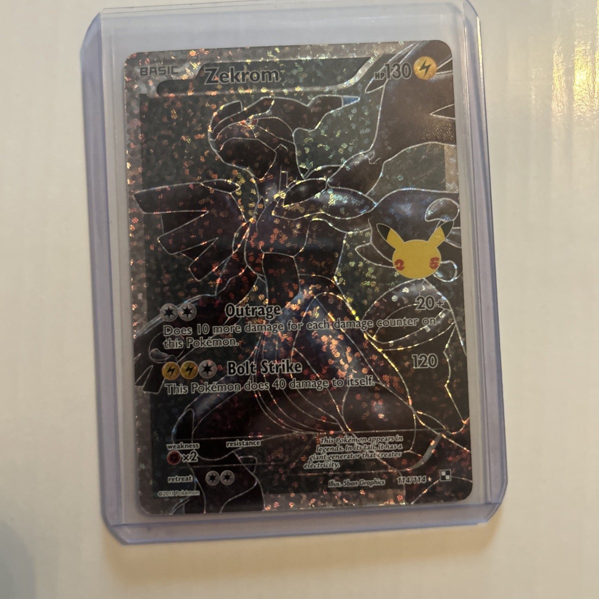 Pokemon TCG Celebrations 25th Anniversary Reshiram 113/114