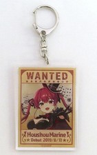 Keychain Hosho Marine Wanted Poster Style Acrylic Keychain "Virtual YouT...