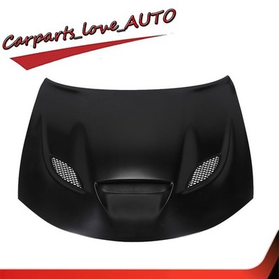 For 2015-23 Dodge Charger SRT Hellcat Style Hood Scoop Vent Unpainted - Aluminum