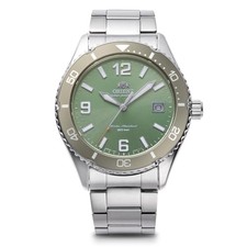 ORIENT Mako 40 Solar Powered Dive-Style Green JDM Watch RN-WJ0001E NEW JAPAN