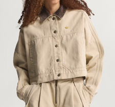 adidas Originals Canvas Track Top Women's Casual Lifestyle Jacket AsiaFit KE1069