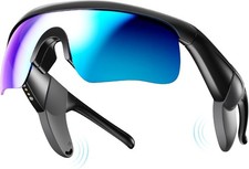 Bluetooth Sunglasses for Men  Women,UV400 Polarized Sports Glasses with HD Open