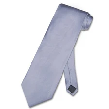 Antonio Ricci 100% SILK NeckTie Dark French Blue Mens Satin Neck Tie