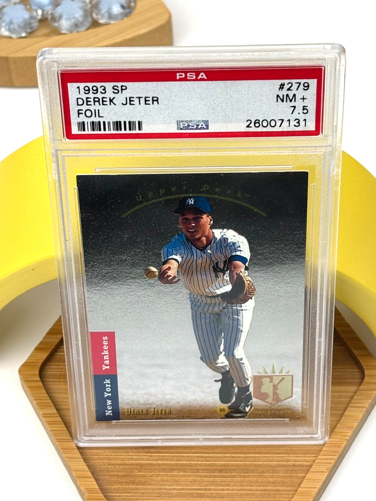 1993 SP Foil Derek Jeter #279 ROOKIE PSA 7.5