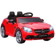 Mercedes Licensed 12V Kids Electric Car with Remote Control  Lights, Red