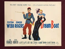 DREAM BOAT LOBBY CARD MOVIE POSTER 1952 Webb Rogers Francis Hunter Comedy